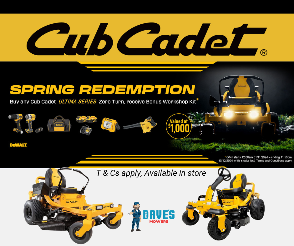 Cub Cadet Zero Turn Redemptions